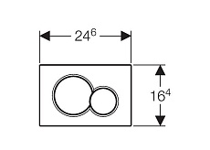 Кнопка смыва Geberit Sigma 01 115.770.DT.5