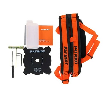 Бензиновый триммер Patriot 4555ES Country с неразборной штангой 250108045