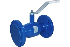 Шаровой кран TEMPER 293 Ду40 Ру40 фланцевый полнопроходной стальной D160-07574 D160-13023