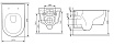 Подвесной унитаз Am.Pm Func C8F1701SC 54 см, с сиденьем микролифт