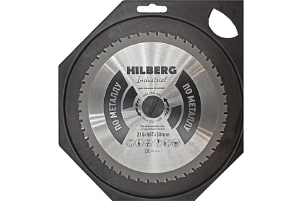 Диск пильный по металлу Industrial 216х30 мм, 48Т Hilberg HF216
