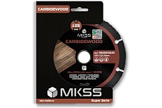 Диск с карбид-вольфрамовый кромкой по дереву MKSS Toolbox CarbideWood SS0503 125x22,23мм SS05030125