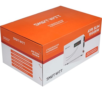 Стабилизатор напряжения SmartWatt AVR SLIM 1500RW X624041463