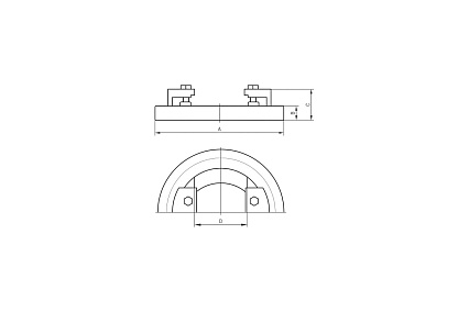Поворотное основание для тисков SOVIS GT-125 26422