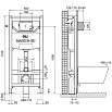 Инсталляция для унитаза OLI 120 Eco Sanitarblock pneumatic 879235