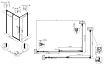 Душевой уголок Vincea Ультима (Ultima) VSR-7UL8013CL 130x80 хром, прозрачное