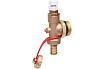 Торцевая секция Danfoss FHF-EМ с ручным воздухоотводчиком и сливным краном 088U0786