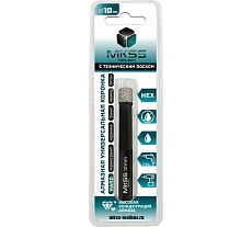 Коронка алмазная универсальная MKSS Toolbox KS2804 HARD W 10мм HEX MKSS KS28040010