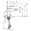 Смеситель для биде Hansgrohe Metris 31280000