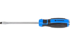 Шлицевая отвертка Forsage силовая магнитная SL 8х150 мм, на пластиковом держателе 28134 F-7131508M