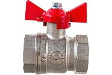 Латунный шаровой кран для воды Valfex OPTIMA 3/4" ВР/ВР бабочка VF.217.NLB1.034.Bir