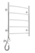 Полотенцесушитель электрический Domoterm Калипсо П5 500x600 EL ТЭН слева, хром