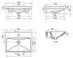 Раковина BelBagno BB-0320-60-LVB 60 см