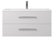 Тумба с раковиной Creto Ares 100 см белый