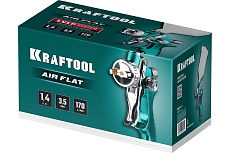Пневматический краскопульт c верхним бачком Kraftool AirFlat LVLP 06524-1.4