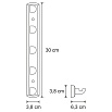 Крючок WasserKRAFT Kammel K-8375, планка 5 крючков