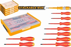 Набор диэлектрического инструмента Ingco 10 пред. INDUSTRIAL HKTV01S101