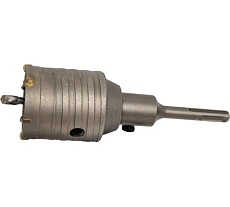 Коронка кольцевая по бетону, 55 мм, SDS+, хвостовик 110 мм FIT 33440