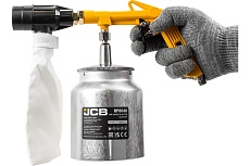 Пистолет пескоструйный пневматический JCB со сменными насадками и песком JCB-RP8048(58319)