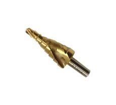 Сверло по металлу ступенчатое титан-нитридное (4-22 мм; 10 ступеней) АТАКА 8089970