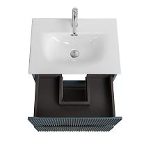 Тумба с раковиной BelBagno Uno-Mini 50 см Голубой матовый