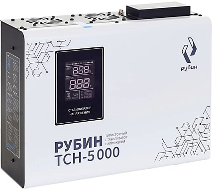 Стабилизатор напряжения однофазный Рубин ТСН 5 000 (5000ВА) РЭ-ТСН 5000