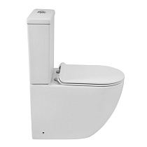 Унитаз-компакт BelBagno Amanda BB051CPR/BB051T безободковый