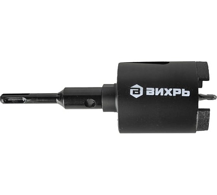 Коронка алмазная по бетону 68 мм, SDS-Plus Вихрь 73/10/9/9