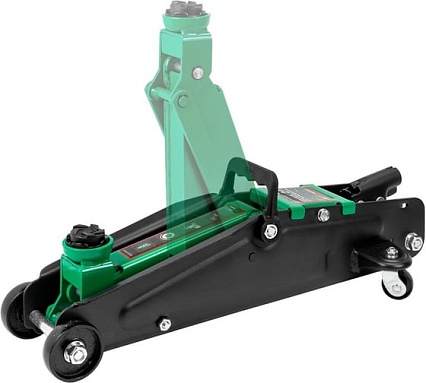 Домкрат подкатной гидравлический Rockforce 2.5т h min 135мм, h max 387мм RF-TH22502(58626)