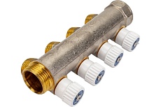 Распределительный коллектор STOUT 1, 4 отвода 3/4 ЕК SMB 6851 013404 RG008S37SABV2I