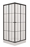 Душевой уголок Niagara Nova NG-0100-14 100x100 прозрачный, черный