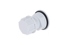 Штуцер врезка в бак VIVALDO 3/4&quot;, 2 шт, с прокладкой, пластик ШГ111126