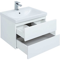 Мебель для ванной Aquanet Беркли 50 см белый/дуб рошелье