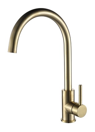 Смеситель для кухни Oliveeka OL-963002-BG золото матовое