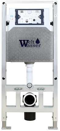 Комплект Weltwasser 10000011346 унитаз Merzbach 043 MT-BL + инсталляция + кнопка Amberg RD-CR
