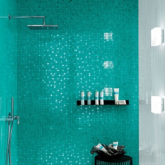 Мозаика Atlas Concorde Dwell Turquoise Mosaico Q 30,5x30,5 см, 9DQT