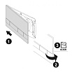 Кнопка смыва Lemark Bit 9801005 хром