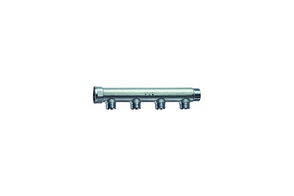 Коллектор FAR 3/4" ВР-НР с 4 отводами 1/2" НР межосев. 50 мм FK 3725 3412