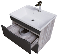 Мебель для ванной Grossman Талис 60 см, бетон пайн/графит
