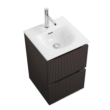 Тумба с раковиной BelBagno Uno-Mini 40 см Темно-серый матовый