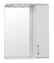 Зеркальный шкаф Style Line Панда 65x83 см с подсветкой, белый ЛС-00000132