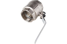 Шаровой кран STI Ду80 Ру16 муфтовый (муфта-муфта) рычаг D160-02824