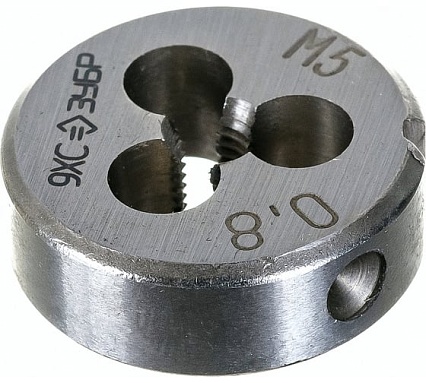 Набор плашек 8 предметов (М3-М12) Зубр 28128-H8
