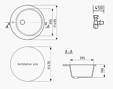 Кухонная мойка Ulgran Classic U-405-307 49.5 см терракот
