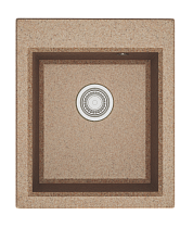 Кухонная мойка Акватон Линеа 45 см, песочный