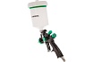Пневматический краскопульт Intertool LVLP GREEN, форсунка 1.3 мм, бачок 600 мл, PT-0132