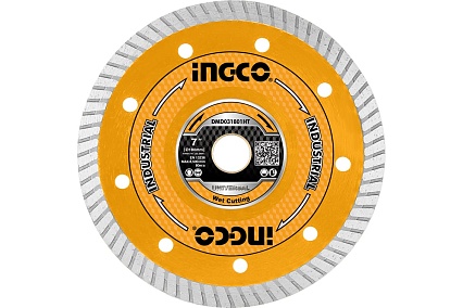 Диск алмазный ультратонкий INDUSTRIAL (180х8х1.2х20/22 мм) Ingco DMD031801HT