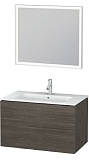 Мебель для ванной Duravit L-Cube 103 2 ящика коричневая сосна