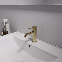 Смеситель для раковины Oliveeka Y-Line OL-88139017-BG золото матовое