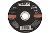 Круг отрезной по металлу 125x2.5x22 мм Yato YT-5924